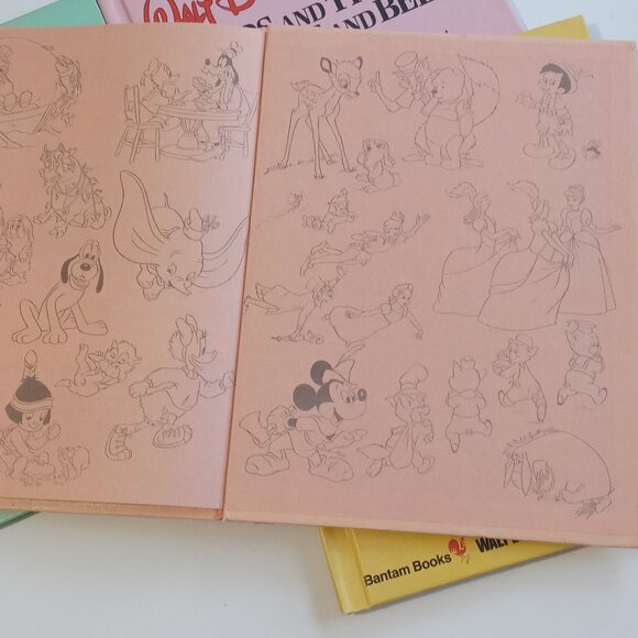 VTG Walt Disney Fun-To-Learn Library Volume Set 1983 Bantam Books Lot of 8 - Picture 6 of 13